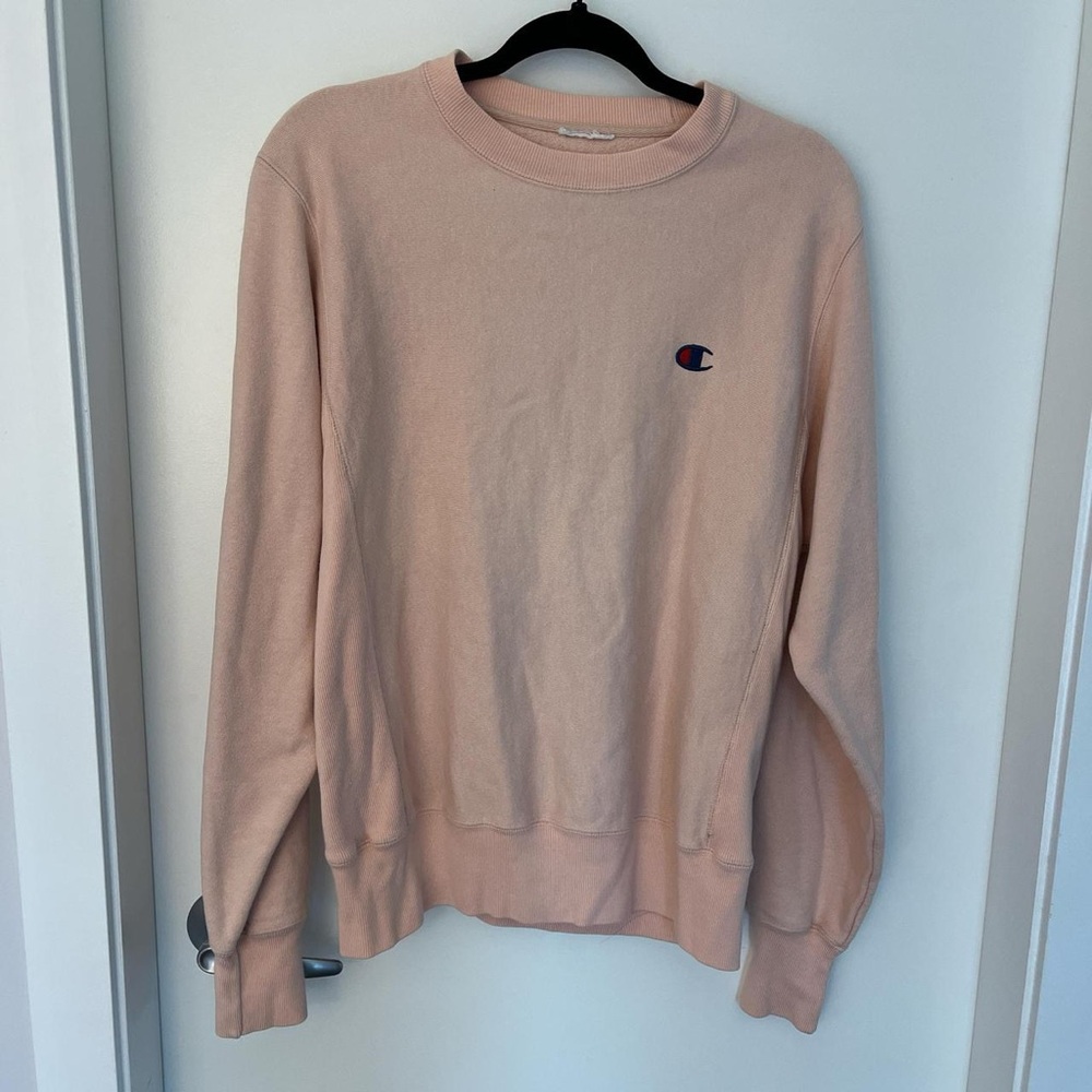 Champion Light Pink Crewneck Sweatshirt